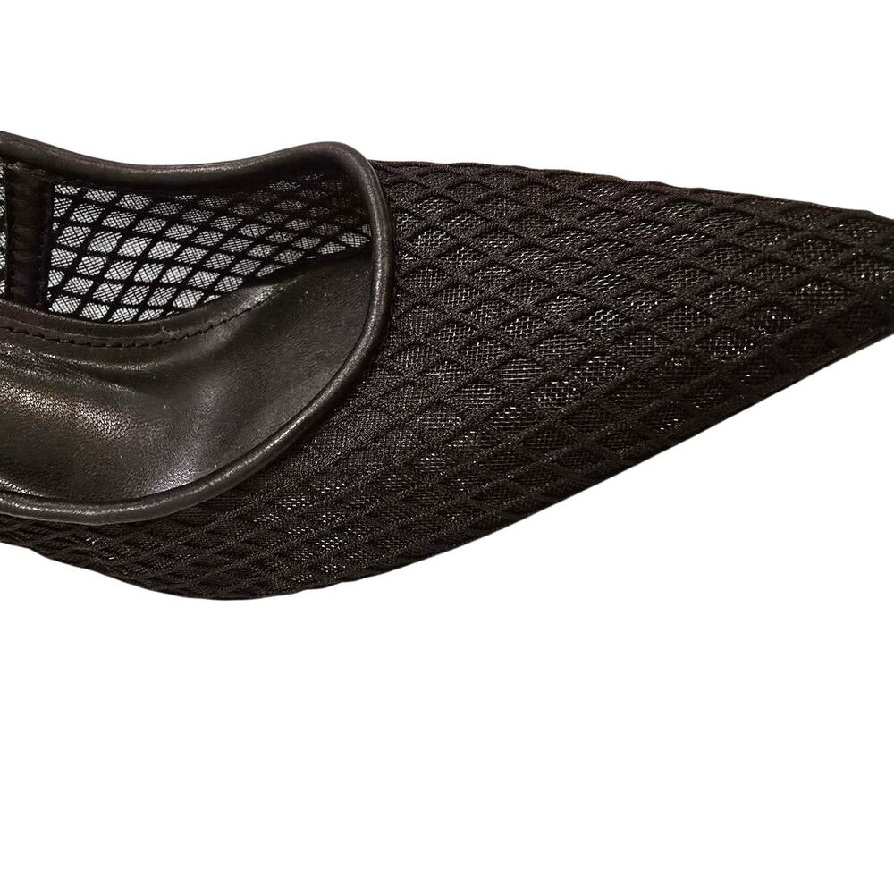 Steve Madden Classie Heel In Black Mesh New Size - image 4